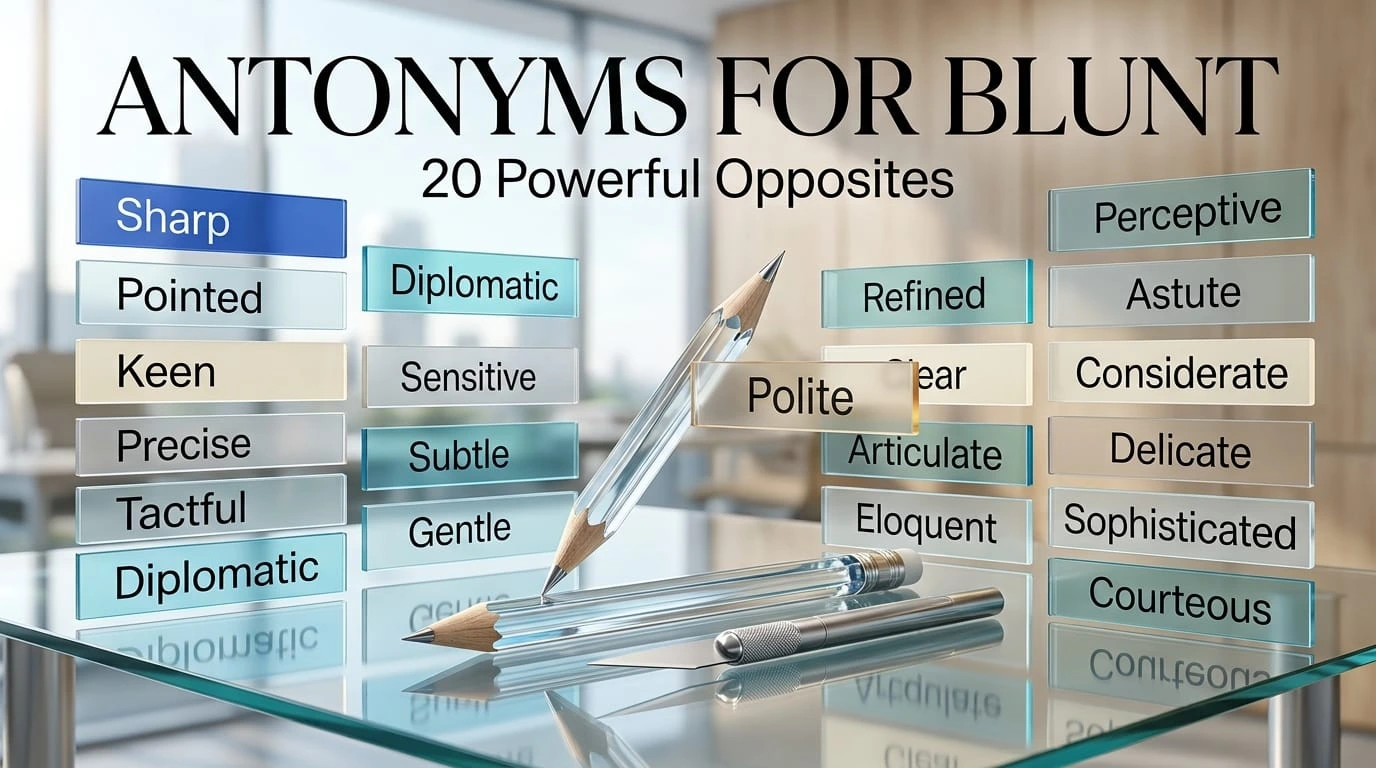 Comparison of blunt and sharp objects alongside tactful and direct communication